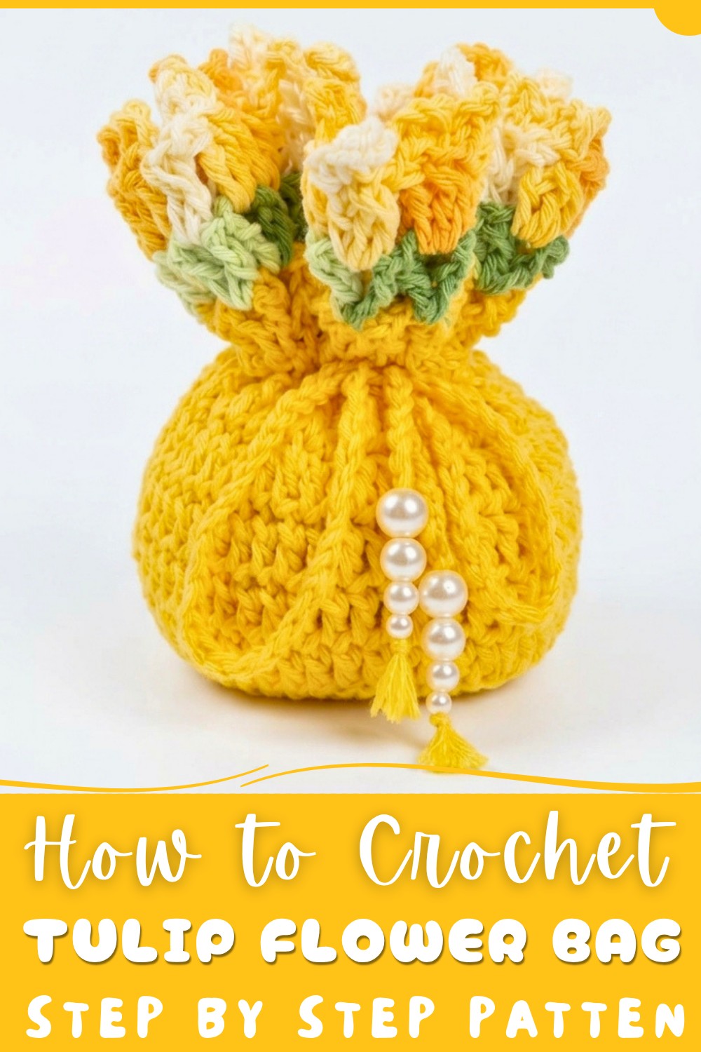 Crochet Tulip Flower Bag Pattern