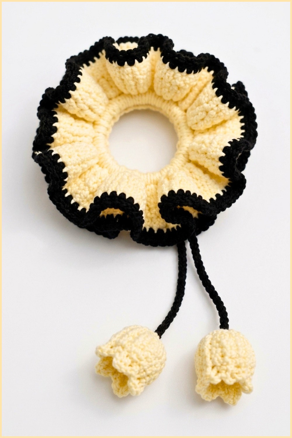 Crochet Tulip Scrunchie Pattern 6