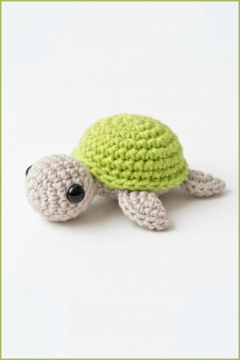 Crochet Turtle Keychain Pattern 6
