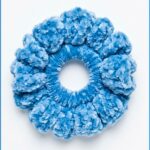Crochet Velvet Scrunchie Pattern 6