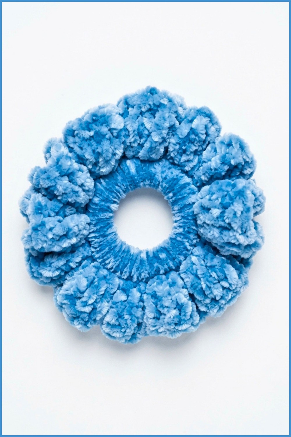 Crochet Velvet Scrunchie Pattern 6