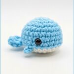Crochet Whale Keychain Pattern 6