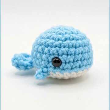 Crochet Whale Keychain Pattern 6