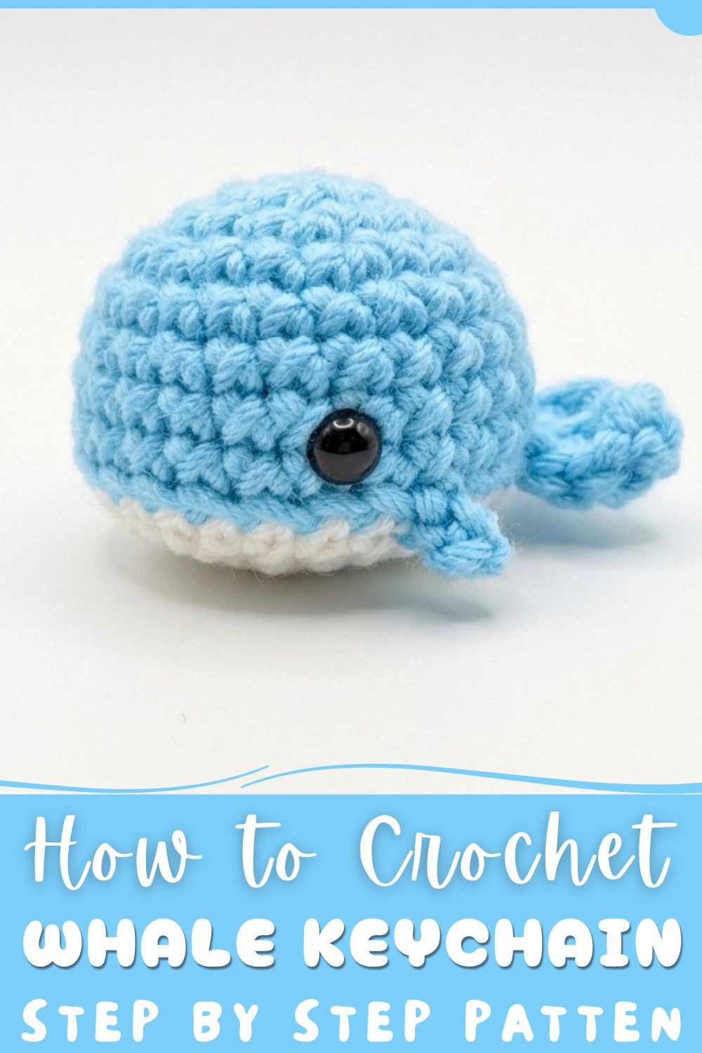Crochet Whale Keychain Pattern