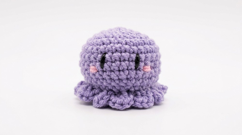 Crochet Octopus Keychain Pattern 5