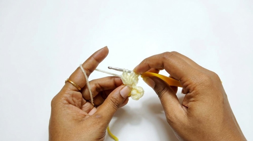 Crochet Puffy Flower Bag Pattern 2