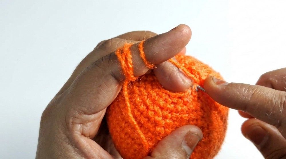 Crochet Pumpkin Halloween Pattern 3