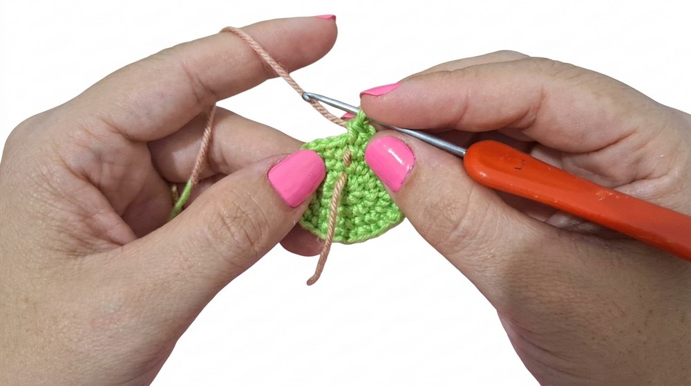 Crochet Turtle Keychain Pattern 1