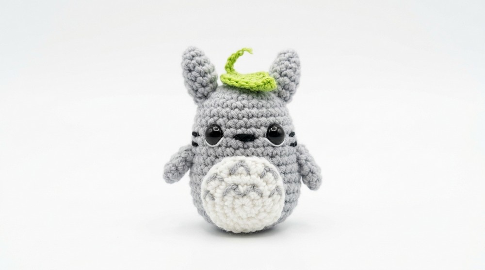 Crochet Totoro Keychain Pattern 5