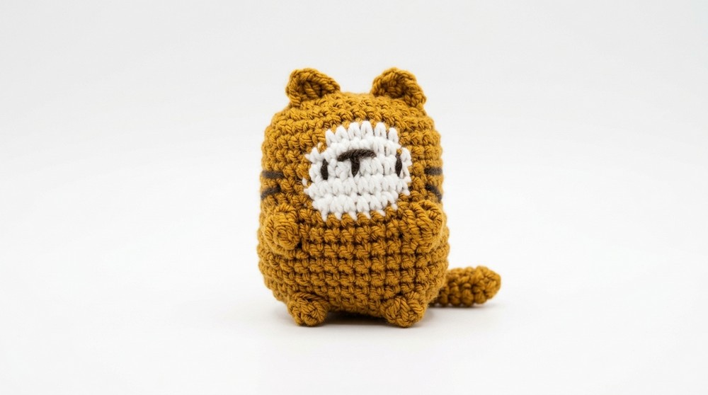Crochet Kitty Keychain Pattern 5