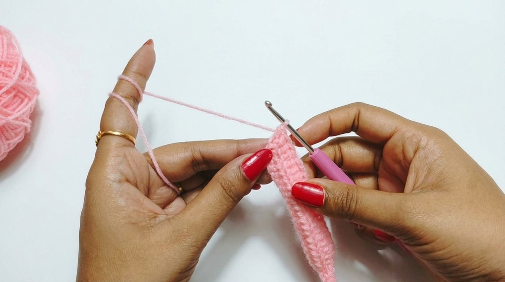 Crochet Bow Hair Clip Pattern 3