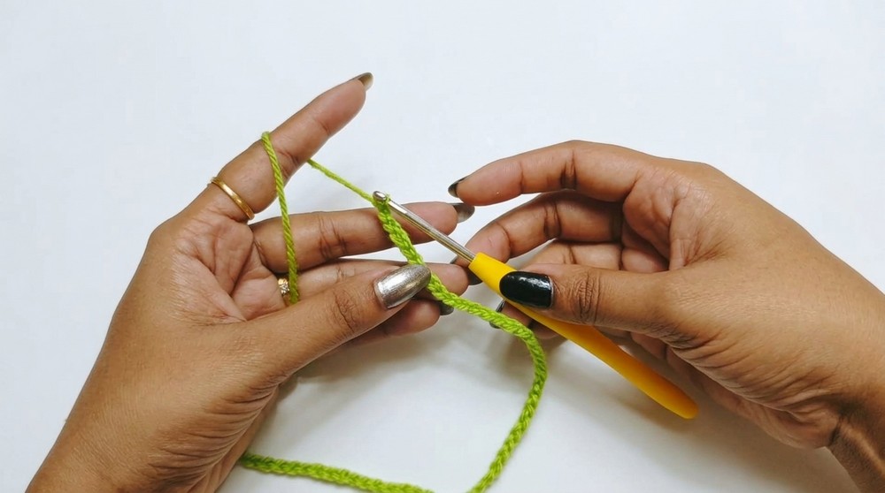 Crochet Jasmine Scrunchie Pattern 1