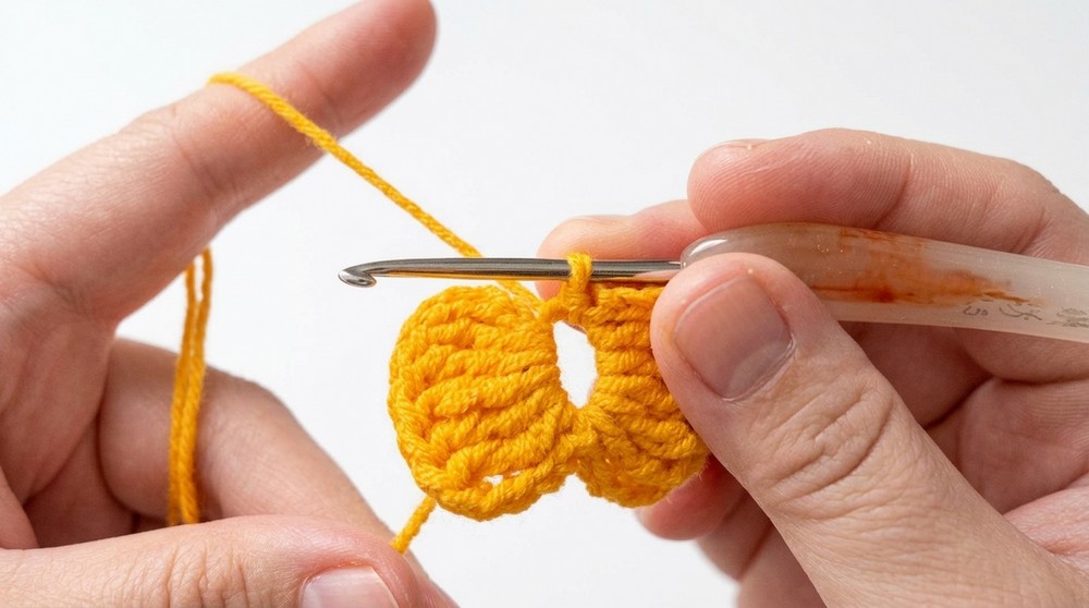 Crochet Simple Bow Pattern 4