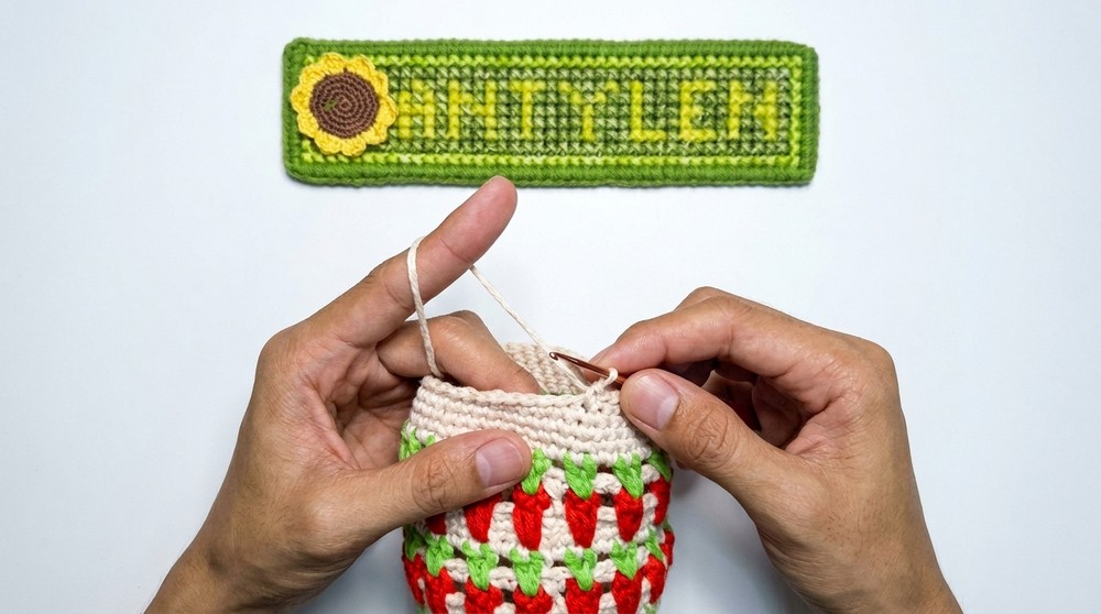 Crochet Outer Basket Pattern 4