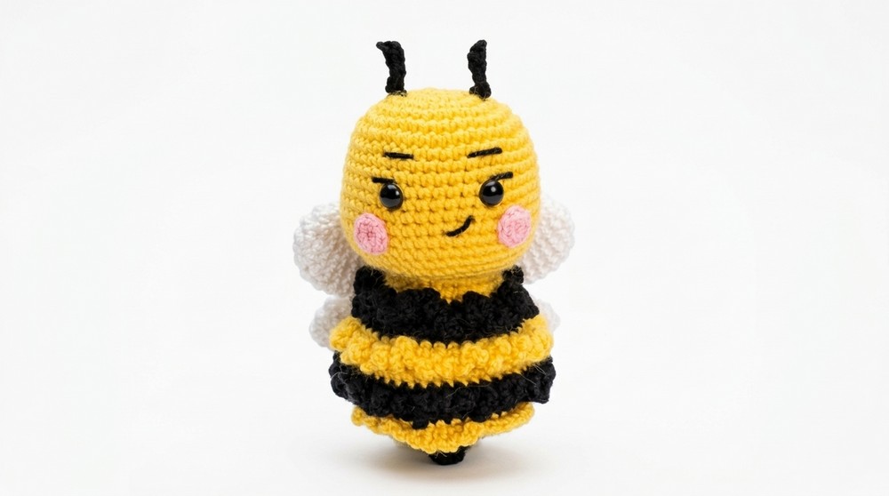 Crochet Bee Amigurumi Pattern 4