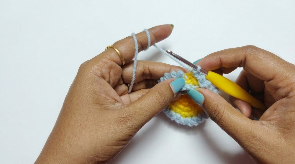 Crochet Van Gogh Hair Tie Pattern 2