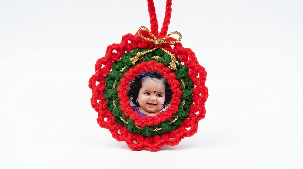 Crochet Christmas Wreath Pattern 5