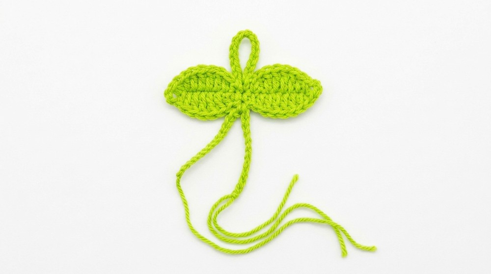 Crochet Heart Keychain Pattern 2