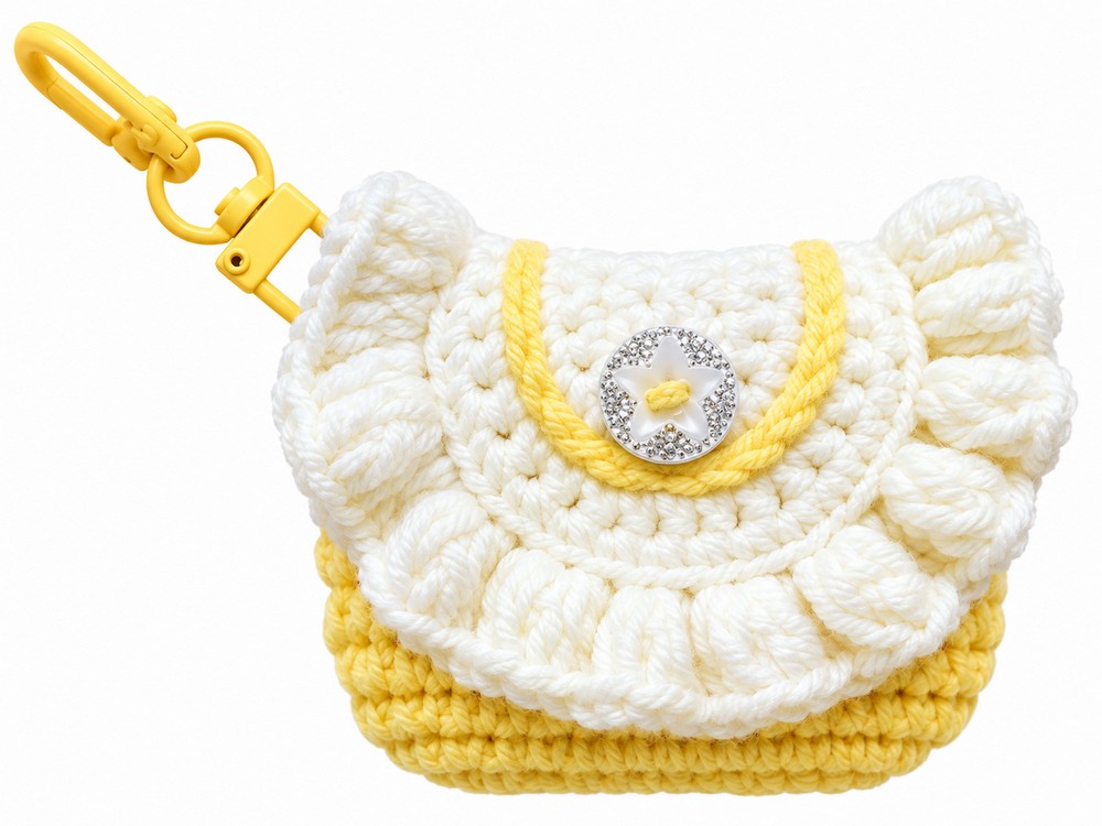 Crochet Earphone Case Bag Pattern 5