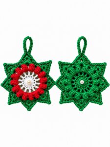 Crochet Christmas Flower Star Pattern 6