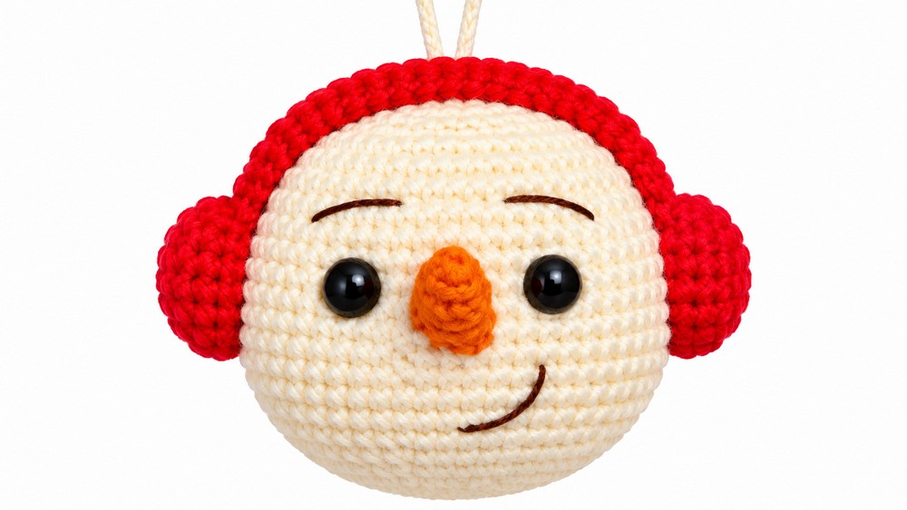 Crochet Christmas Snowman Pattern 5