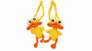 Crochet Duck Keychain Pattern 5