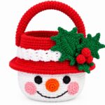 Crochet Basket Snowman Pattern 5
