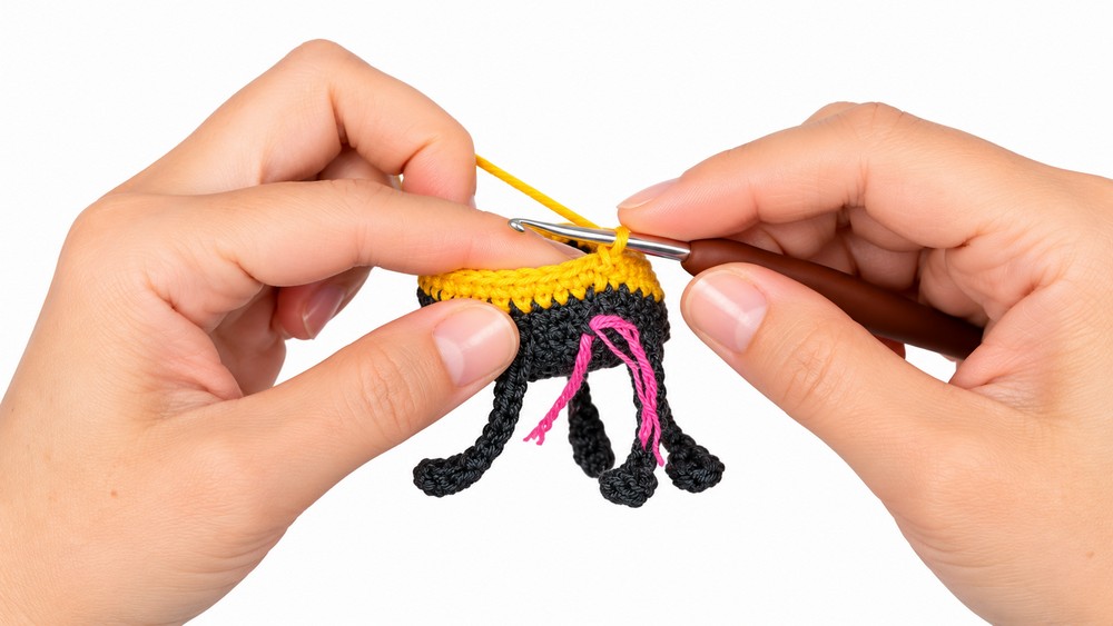 Crochet Bee Amigurumi Pattern 2