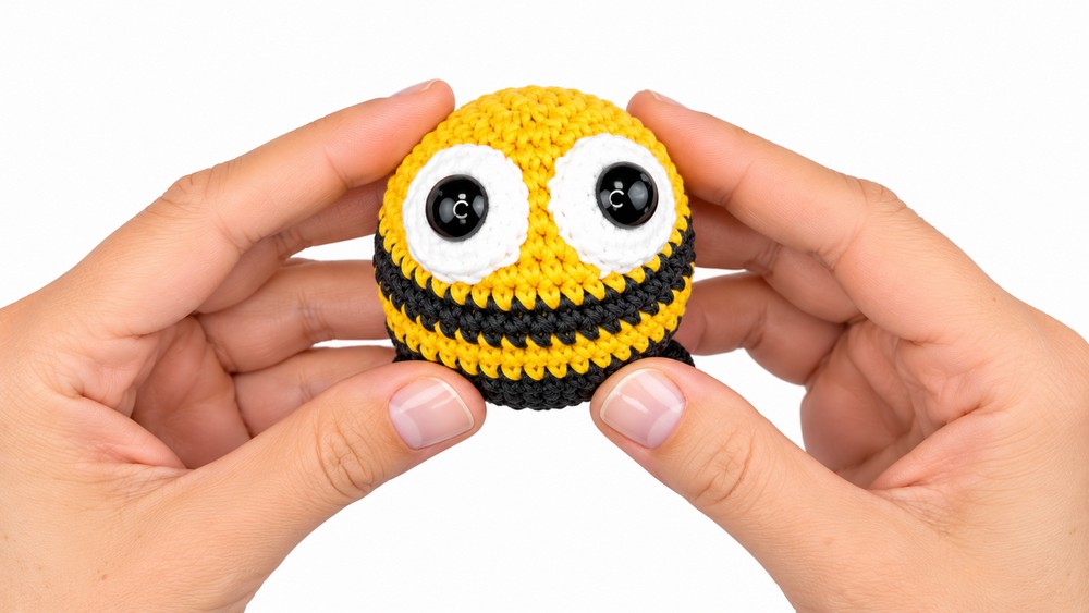 Crochet Bee Amigurumi Pattern 4