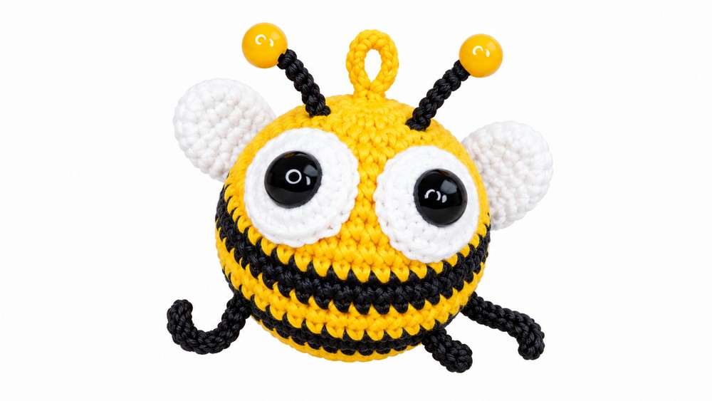 Crochet Bee Amigurumi Pattern 5