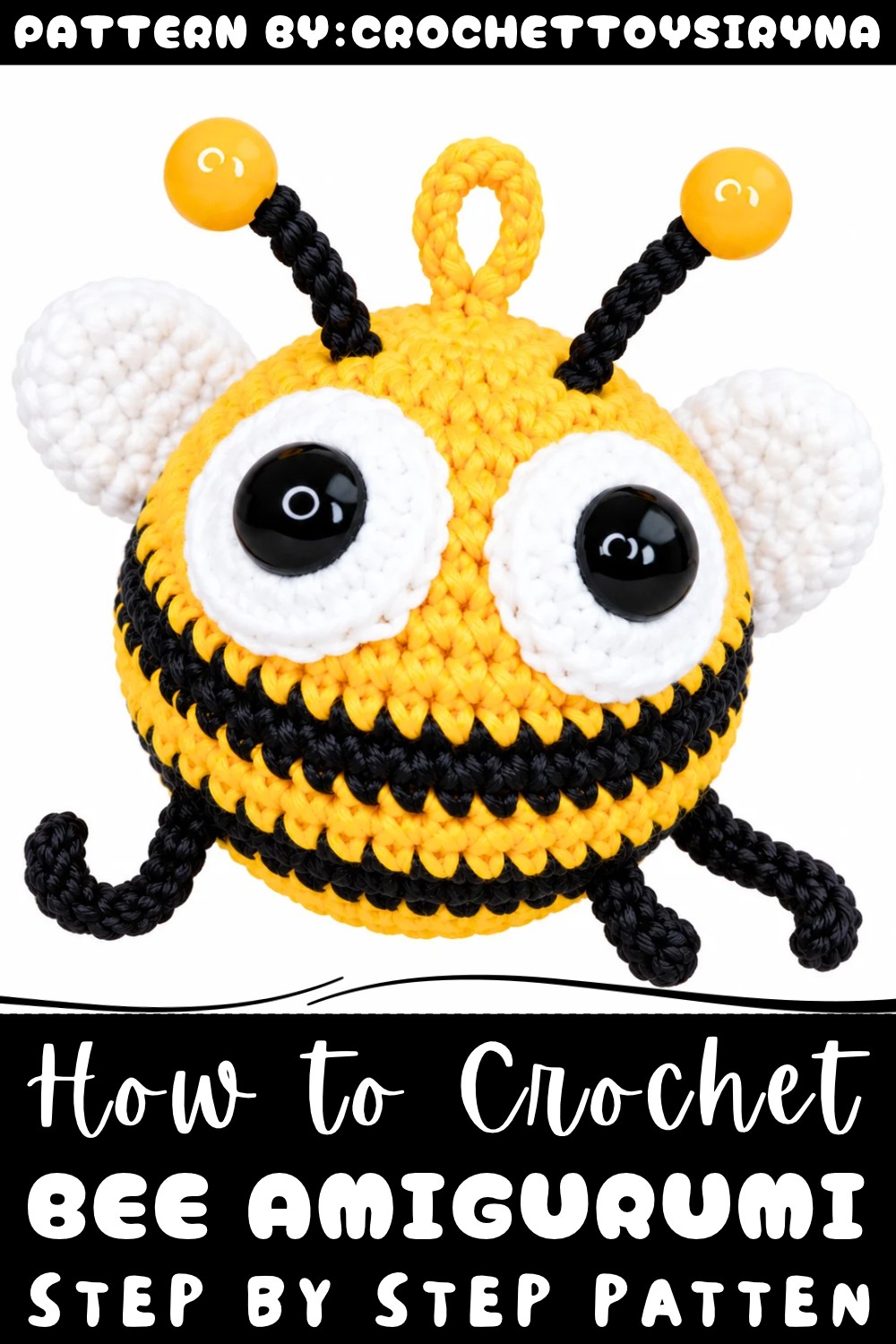 Crochet Bee Amigurumi Pattern