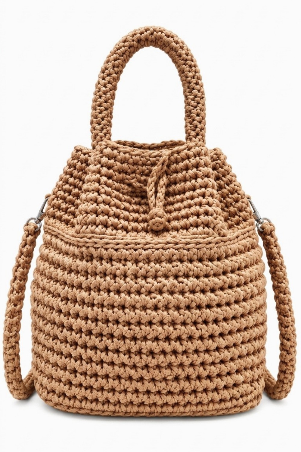 Crochet Boho Bucket Bag Pattern 6
