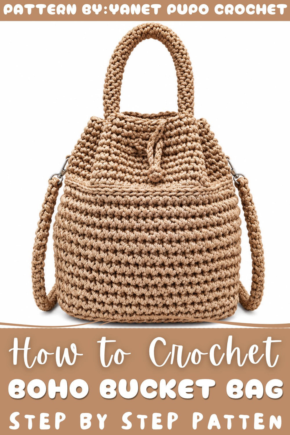 Crochet Boho Bucket Bag Pattern