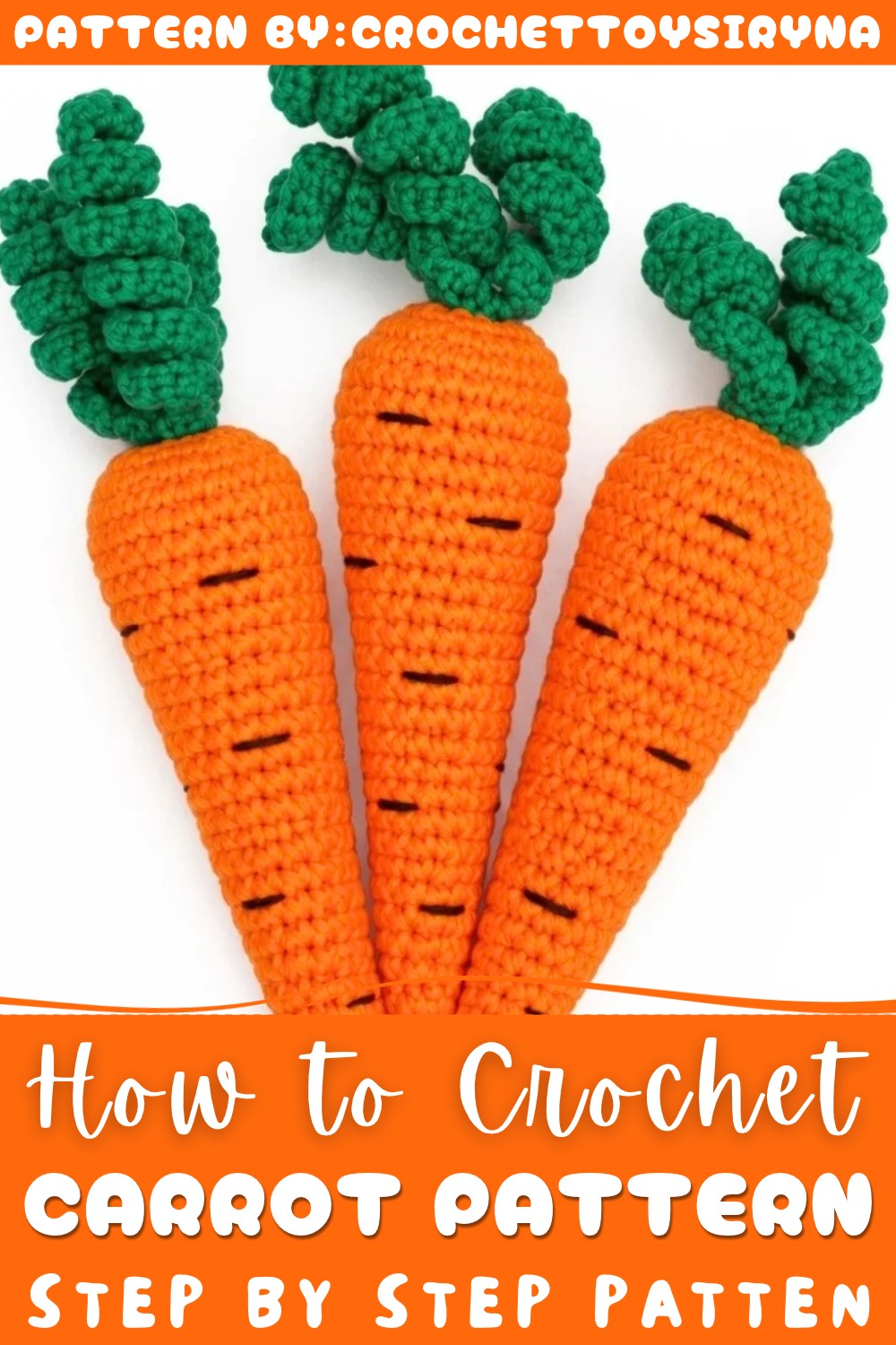 Crochet Carrot Pattern
