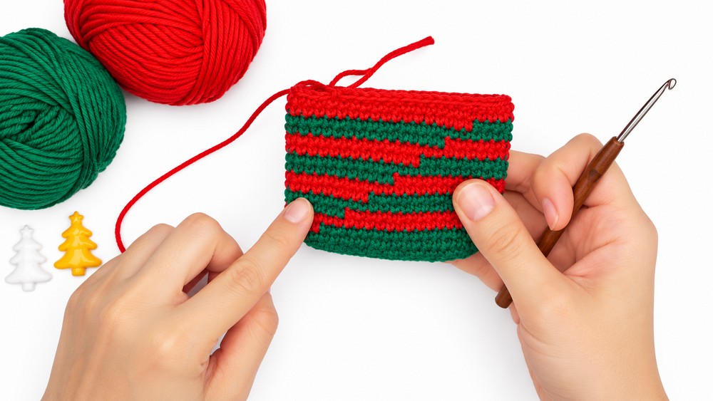 Crochet Christmas Bag Pattern 3