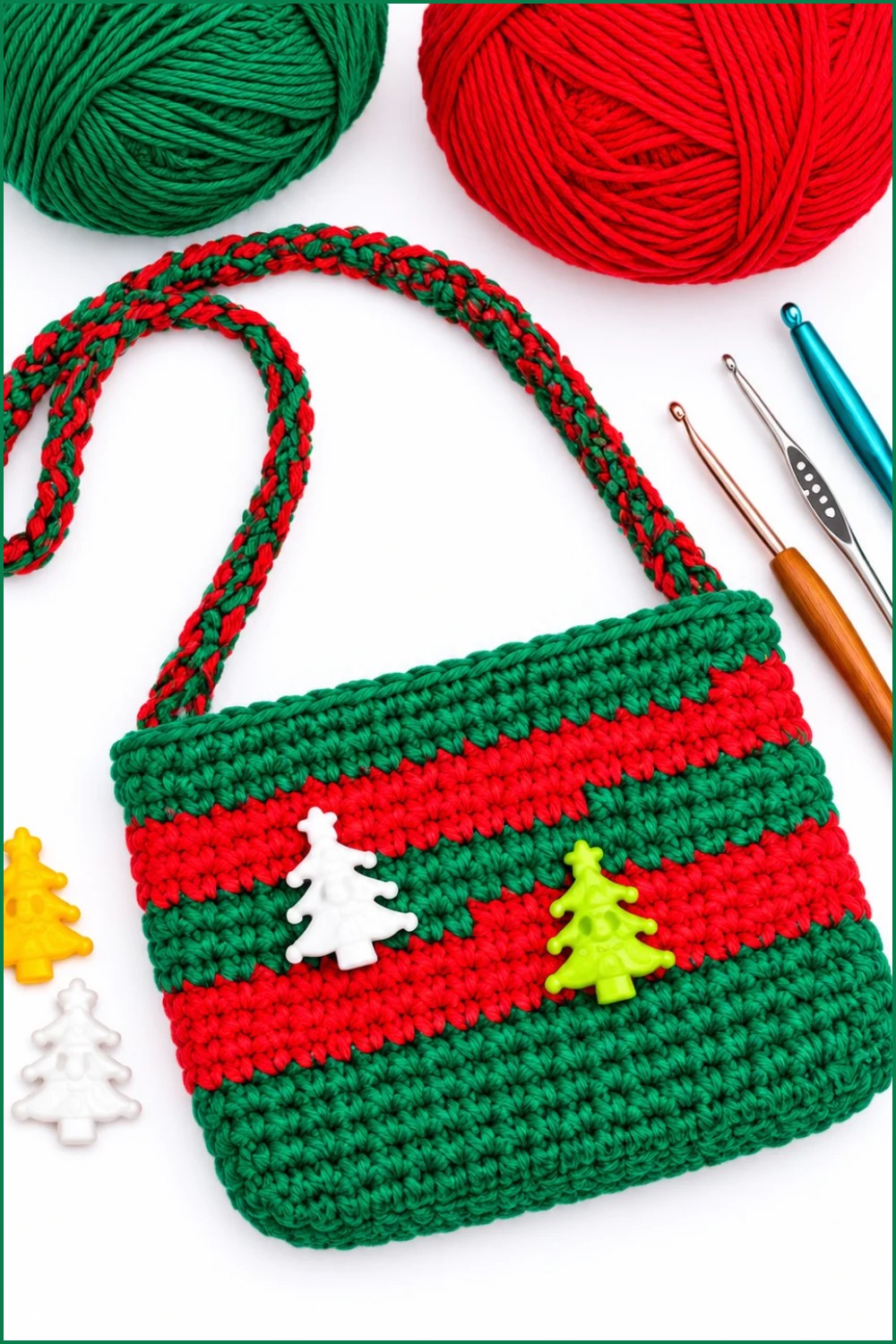 Crochet Christmas Bag Pattern 6