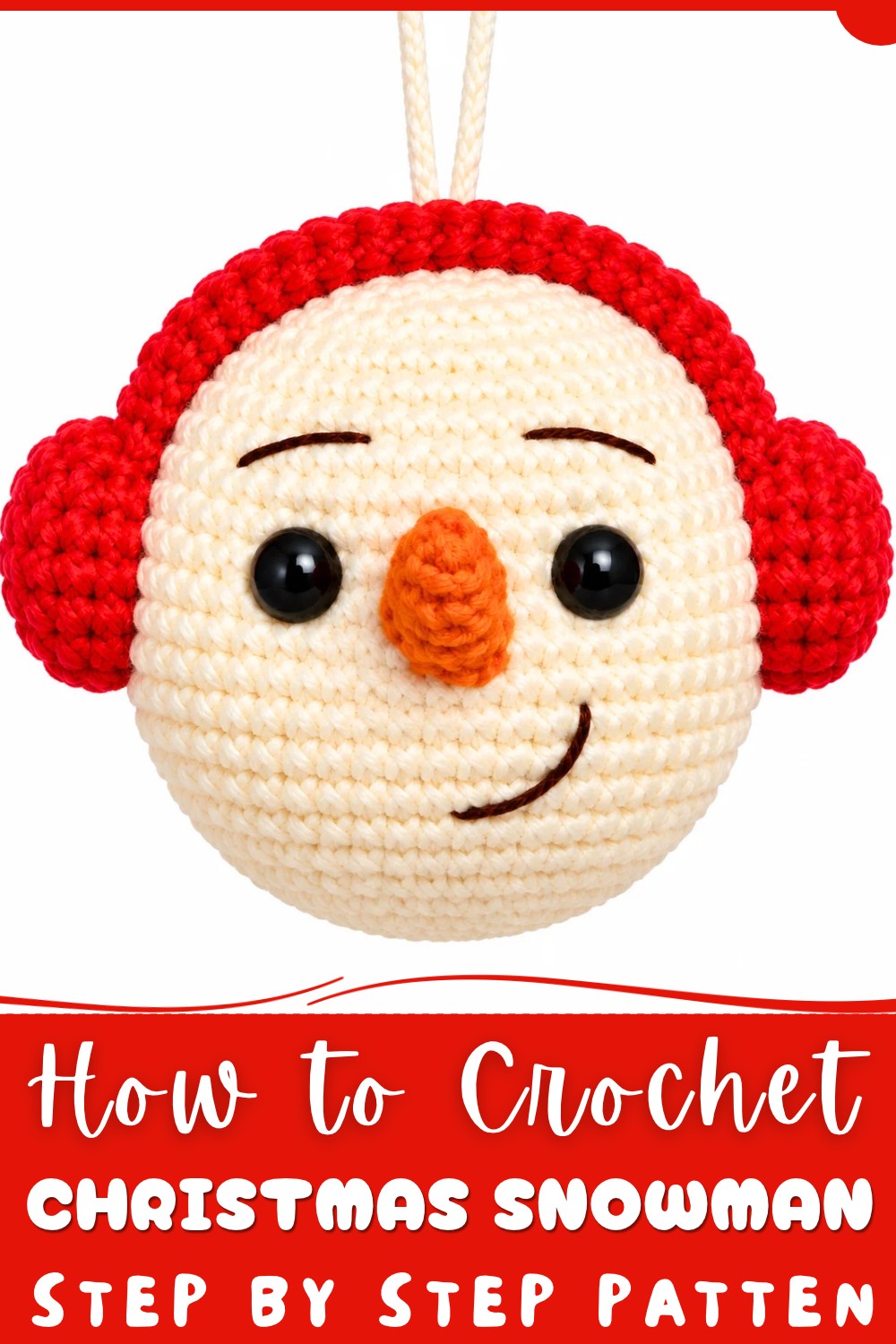 Crochet Christmas Snowman Pattern