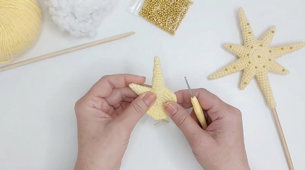 Crochet Christmas Star Pattern 3