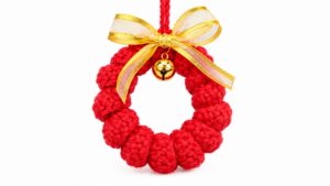 Crochet Christmas Wreath Pattern 5