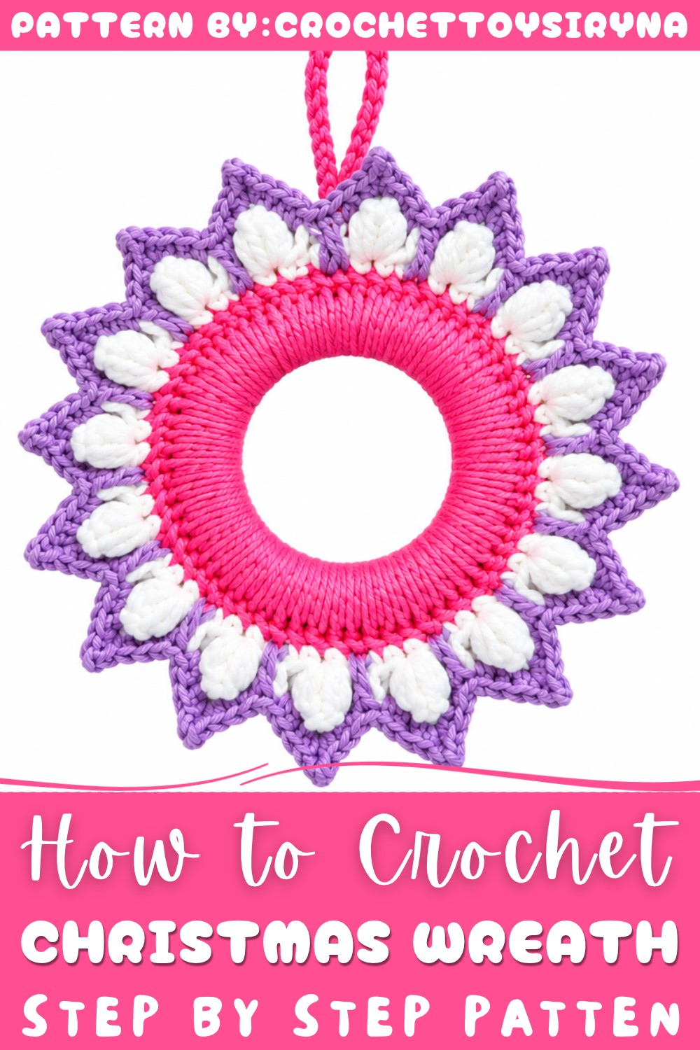 Crochet Christmas Wreath Pattern