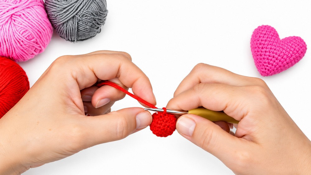 Crochet Couple Hearts Pattern 2