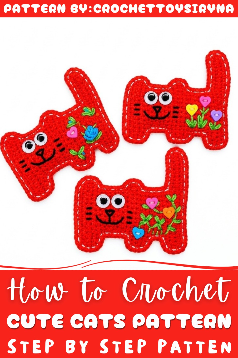 Crochet Cute Cats Pattern