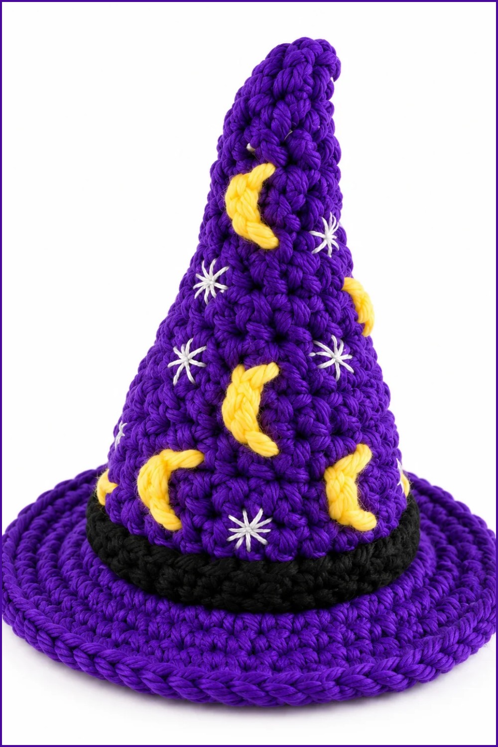 Crochet Doll Witch Hat Pattern 6