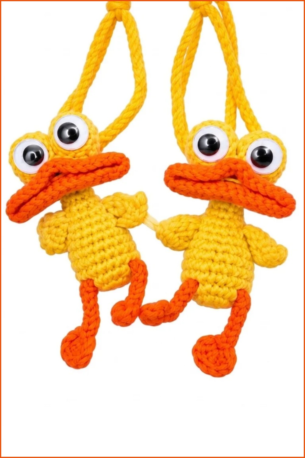 Crochet Duck Keychain Pattern 6