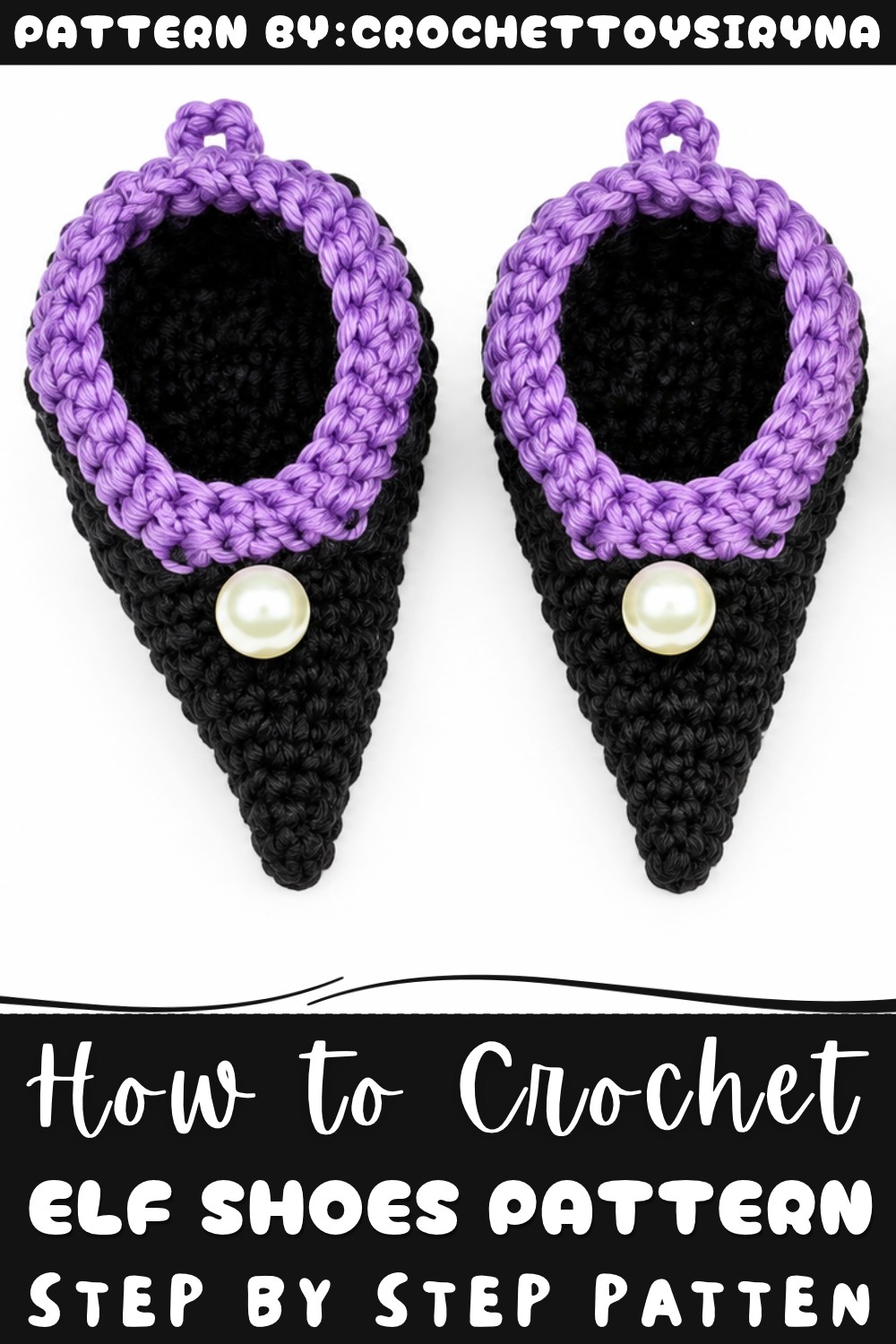 Crochet Elf Shoes Pattern