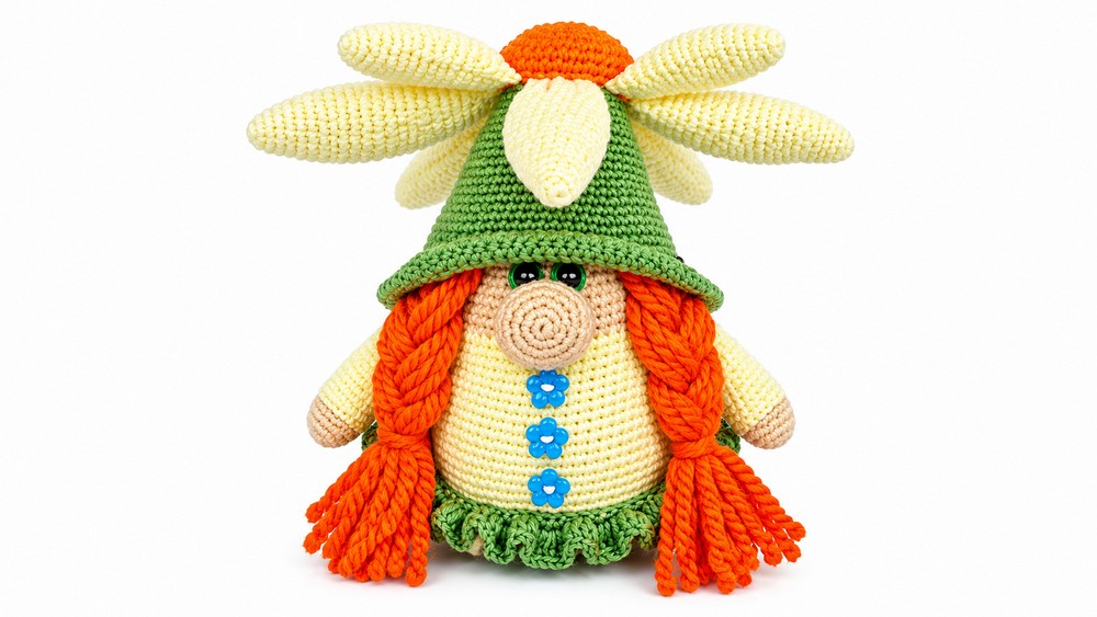 Crochet Flower Gnome Pattern 5