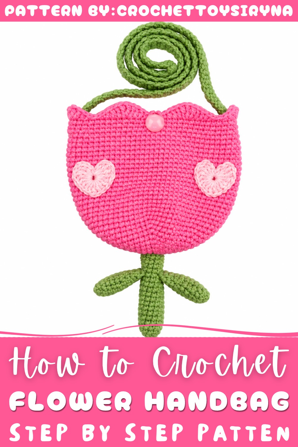 Crochet Flower Handbag Pattern