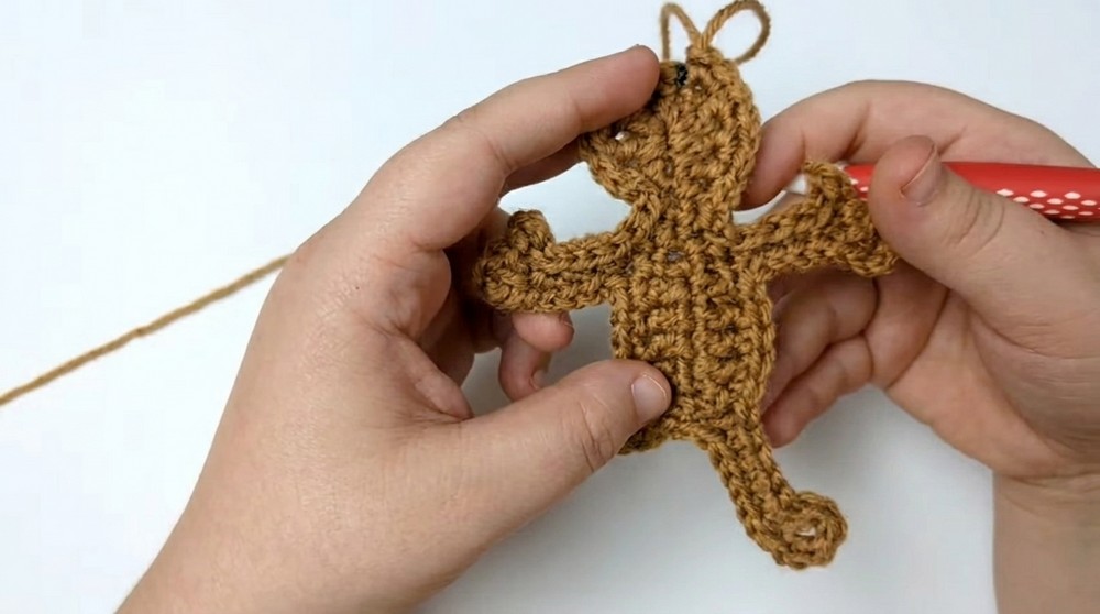 Crochet Gingerbread Man Pattern 3