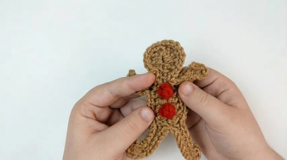 Crochet Gingerbread Man Pattern 4