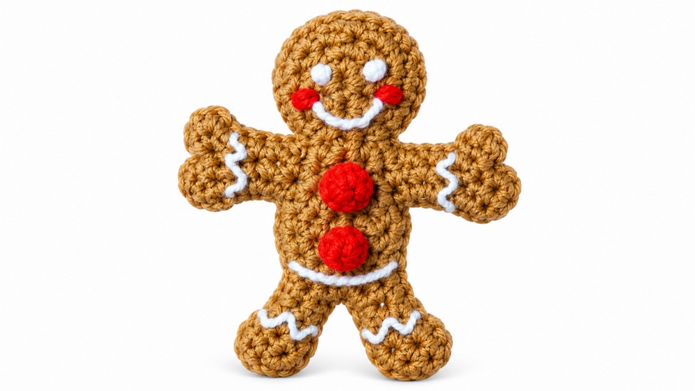Crochet Gingerbread Man Pattern 5